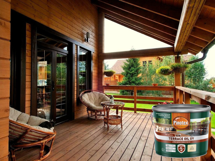 Pinotex представил новое масло Terrace Oil UV для защиты древесины