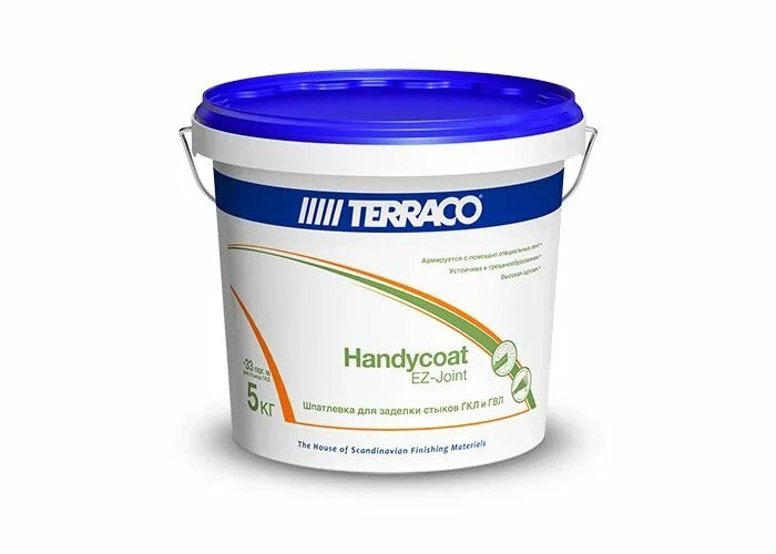Затирка  TERRACO Handycoat EZ-JOINT  (25кг) для ГКЛ и ГВЛ