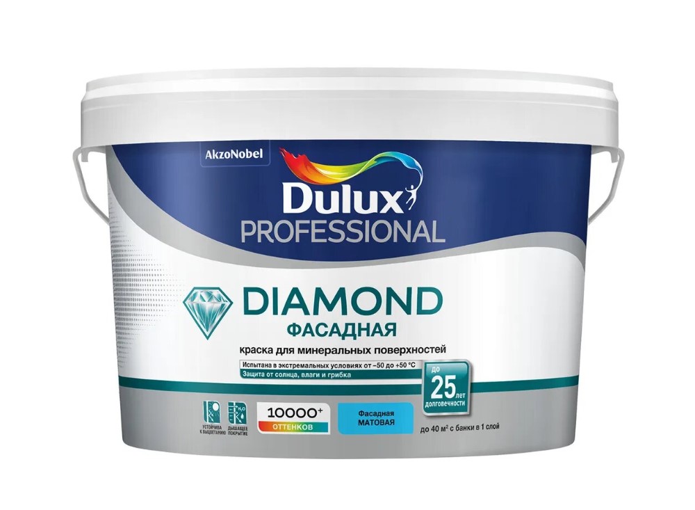Краска Dulux TRADE Фасадная гладкая bs BC    2,25