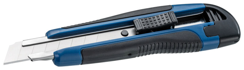 Нож с отлам.лезв,18мм 2K,синий