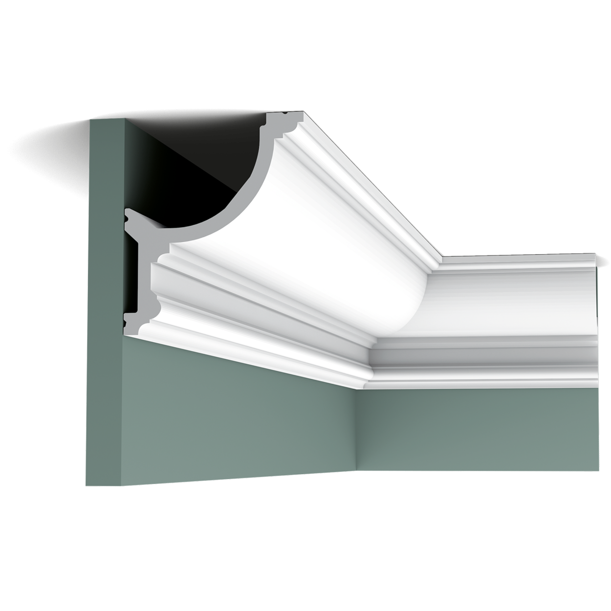 C901 карниз полиуретан 200 x 14,8 x 12,4