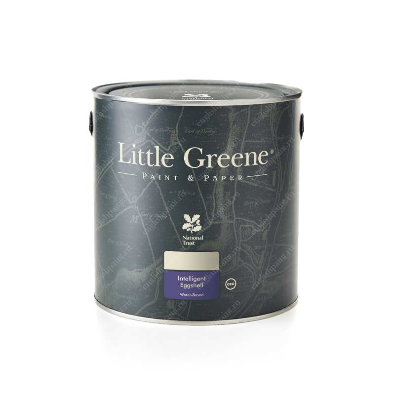 Краска в/э акриловая полуматовая белая ЛГ 2,5 л, Intelligent Eggshell, Little Greene