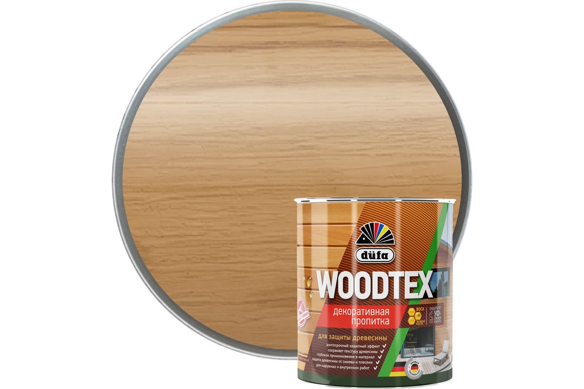 Dufa Пропитка WOOD TEX орех  3л