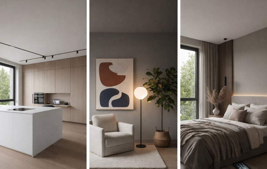 Современный интерьер: эстетика, комфорт и функциональность