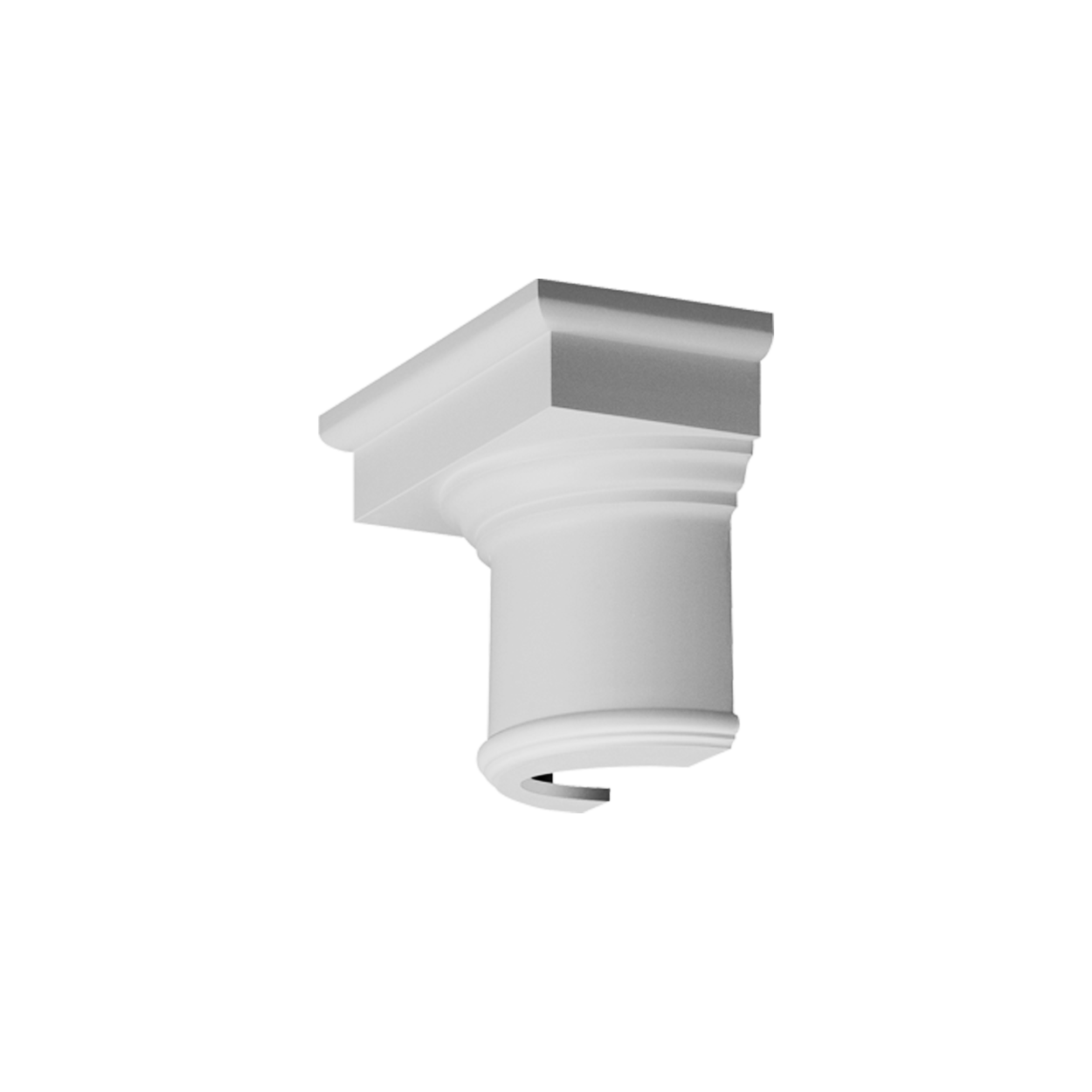 K1111 капитель полуколонны 36,5 x 18,3 x 30