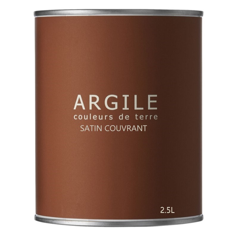 Акриловая полуматовая краска, ARGILE SATIN COUVRANT, база светлая, 2,5л