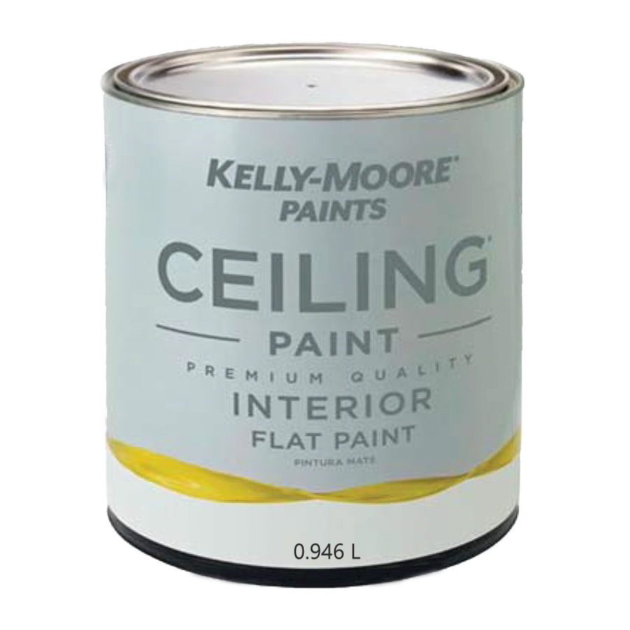 Краска ультрамат. д-потолков KELLY-MOORE Ceiling Paint (цвет- ultra white, flat), банка 0,946л