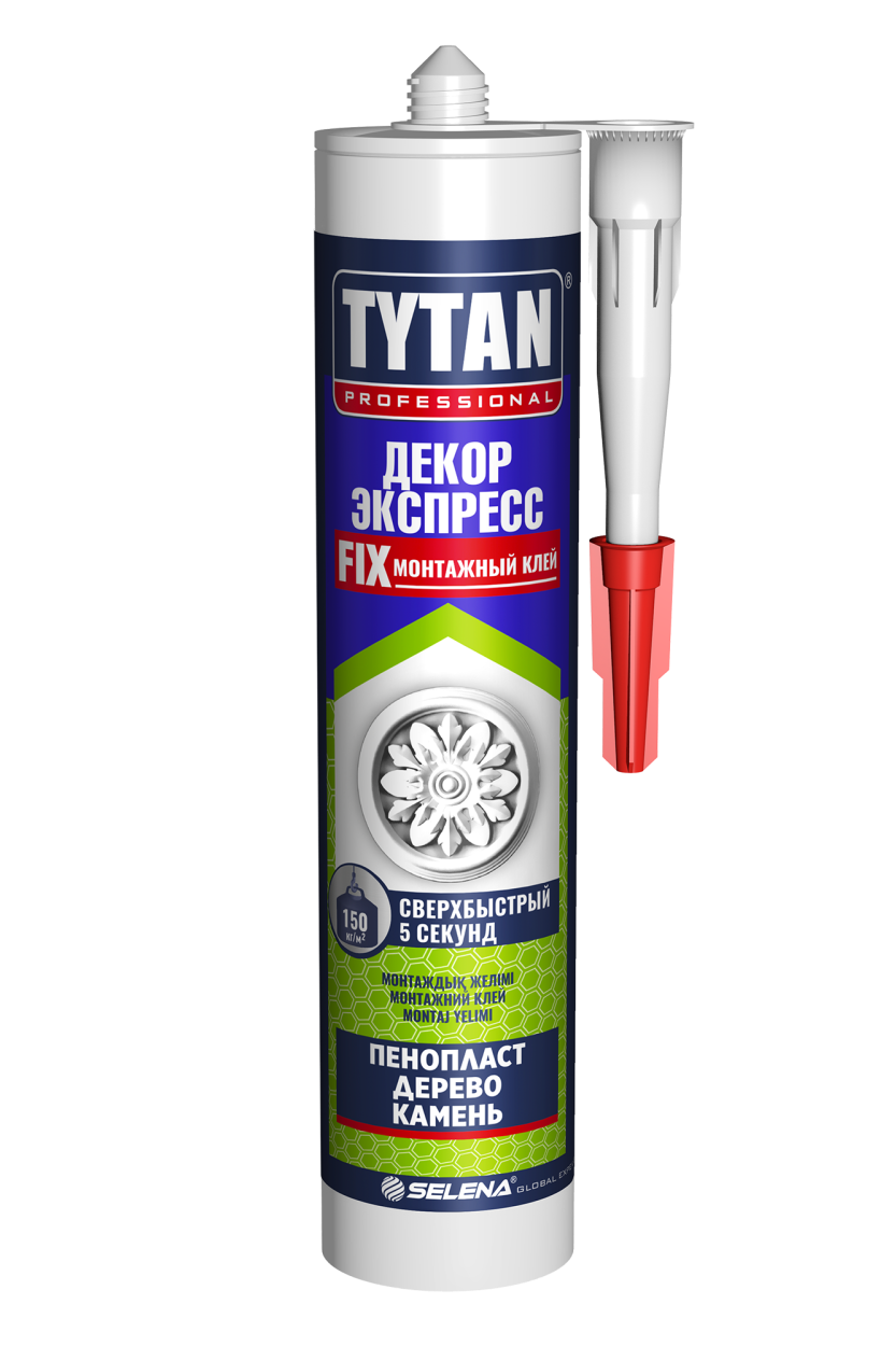 TYTAN клей монтажный Экспресс ДЕКОР (310мл.) белый