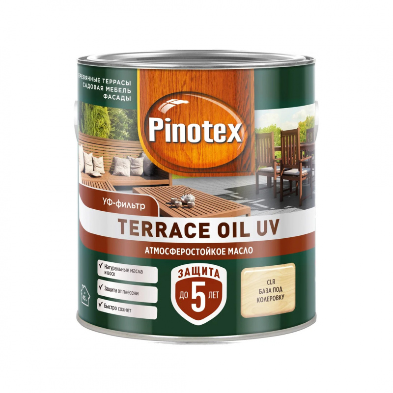 Масло Рх Terrace Oil UV (База CLR) 2.5l