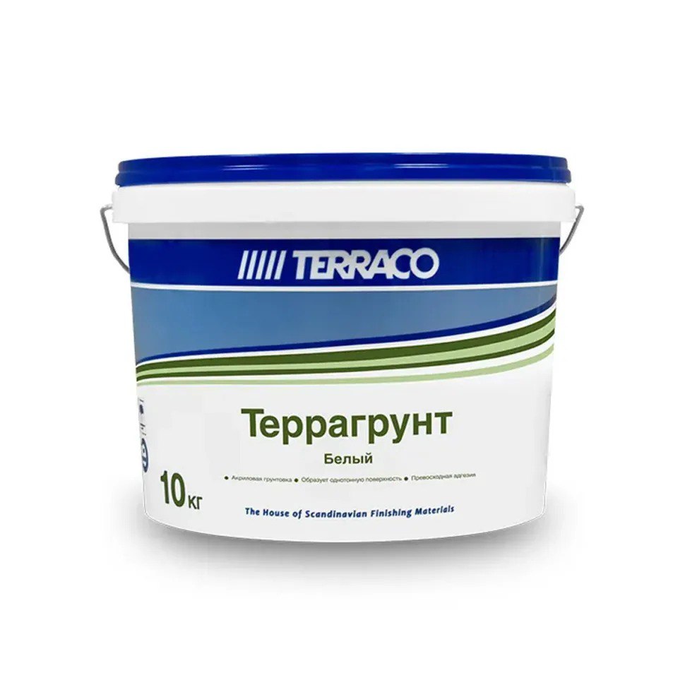 Грунтовка TERRACO Террагрунт  (10кг) Белый С