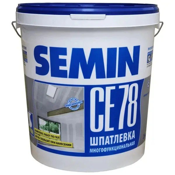 Шпатлевка  SEMIN CE78  Синяя крышка (20кг) универсальная