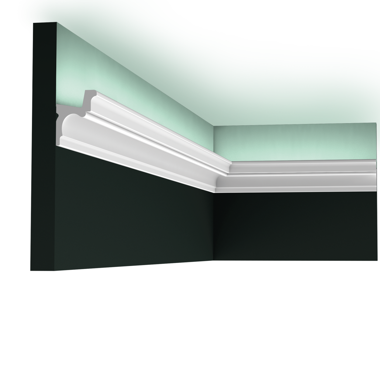 C323 карниз полиуретан 200 x 4,2 x 5,5