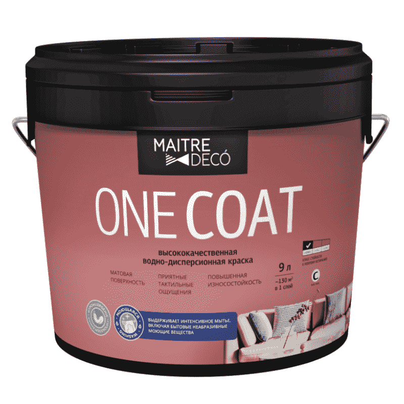 Краска ONE COAT  база С, 9 л