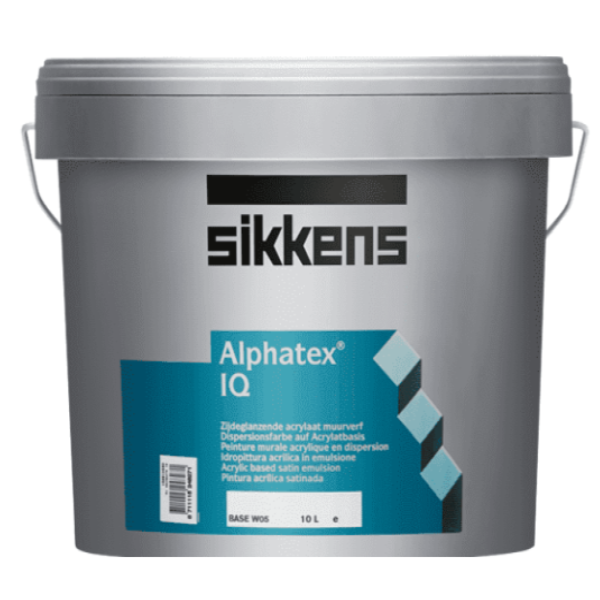 Краска Sikkens Alphatex IQ п/мат W05 10л