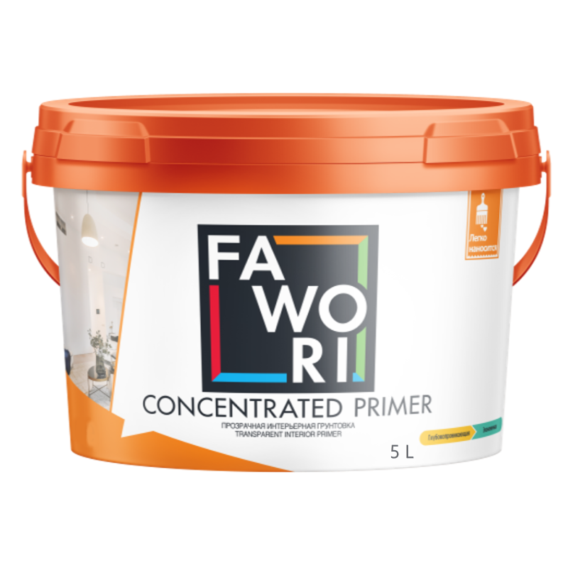 Грунтовка интерьерная FAWORI CONCENTRATED PRIMER 5л