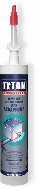 TYTAN герметик для аквариума и стекла (310/280 мл) беcцветный (КНР, Польша, РФ)
