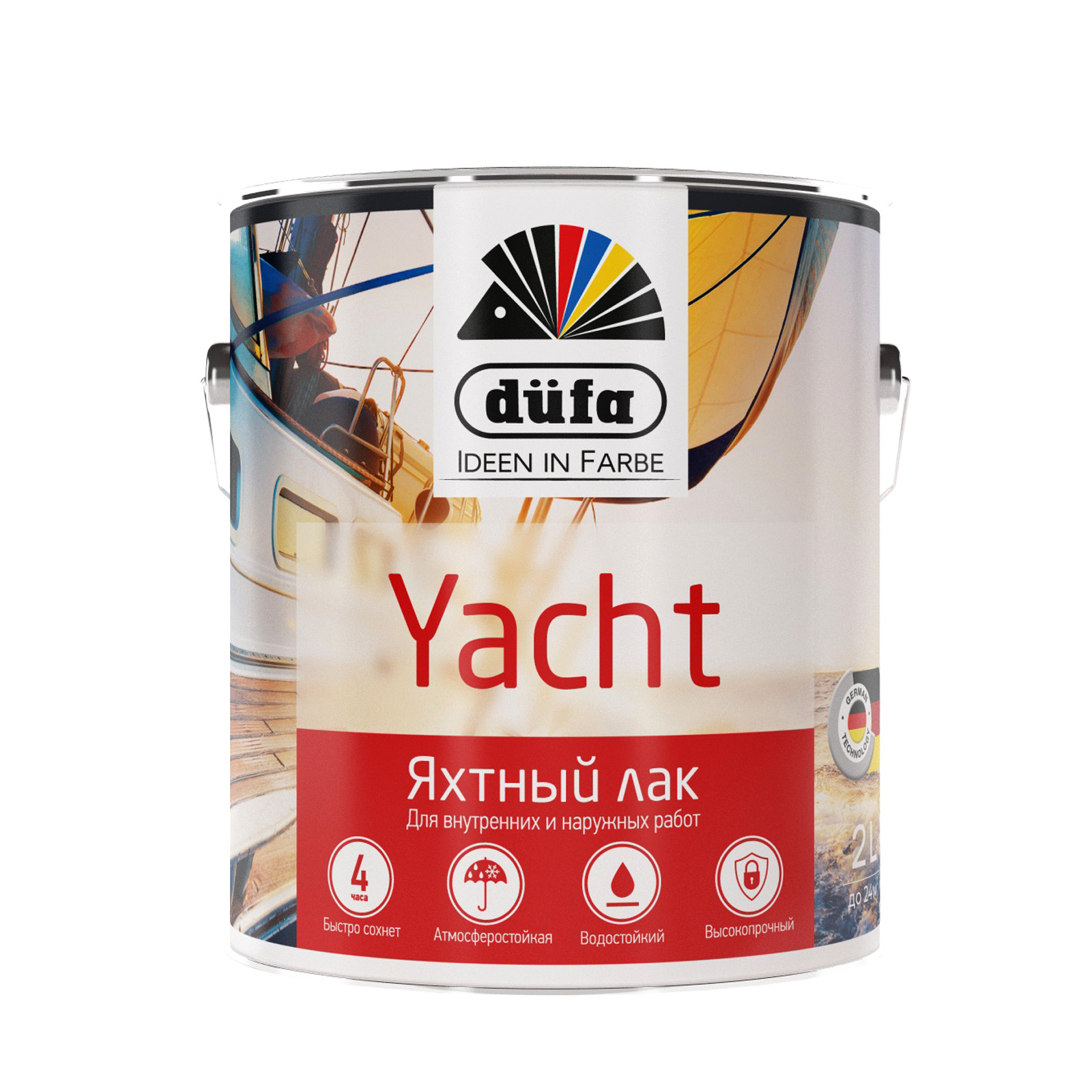Dufa Лак YACHT яхтный глянцевый   2л