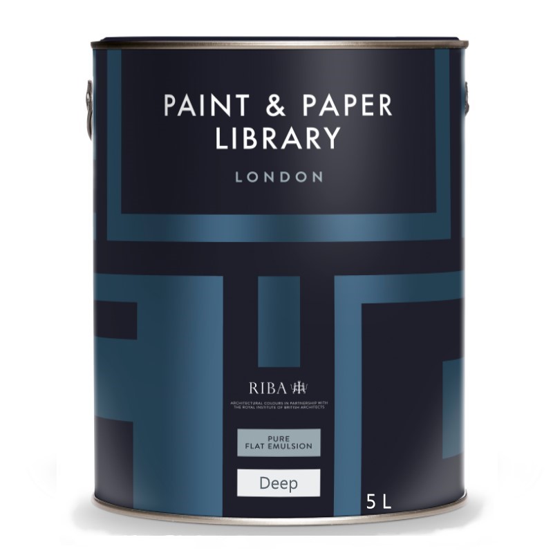 Краска в/э акриловая матовая база темная 5л, Pure Flat Emulsion, Paint&Paper Library