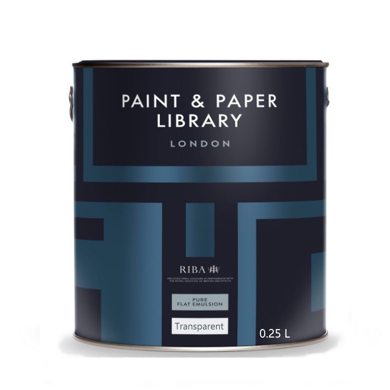 Краска в/э база акриловая матовая база транспарентная 0.25л, Pure Flat Emulsion, Paint&Paper Library