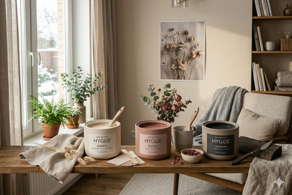 Краски Hygge: обзор всех серий (Kvarts, Fleurs, Obsidian)