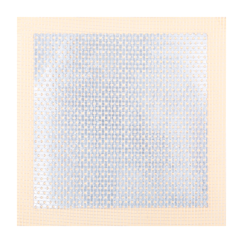 Накладка самоклеящаяся ремонтная, армированная алюминиевой сеткой, 150х150 мм,