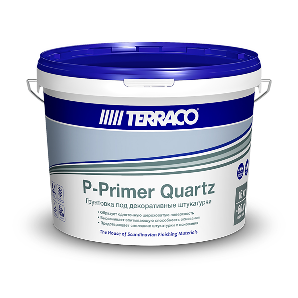 Грунт-Кварц  TERRACO P-Primer Quartz  (16кг) CLEAR