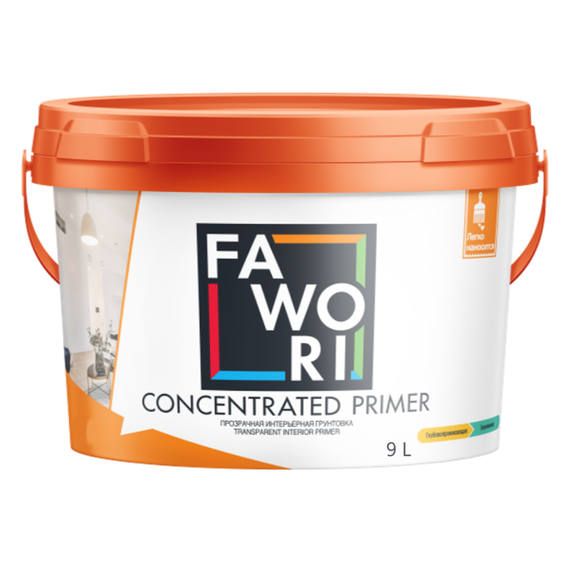 Грунтовка интерьерная FAWORI CONCENTRATED PRIMER 9л