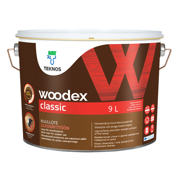 WOODEX CLASSIC CLEAR лессирующее средство для древесины  9