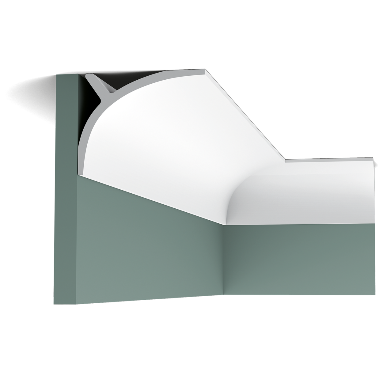 C991 карниз полиуретан 200 x 14,8 x 11