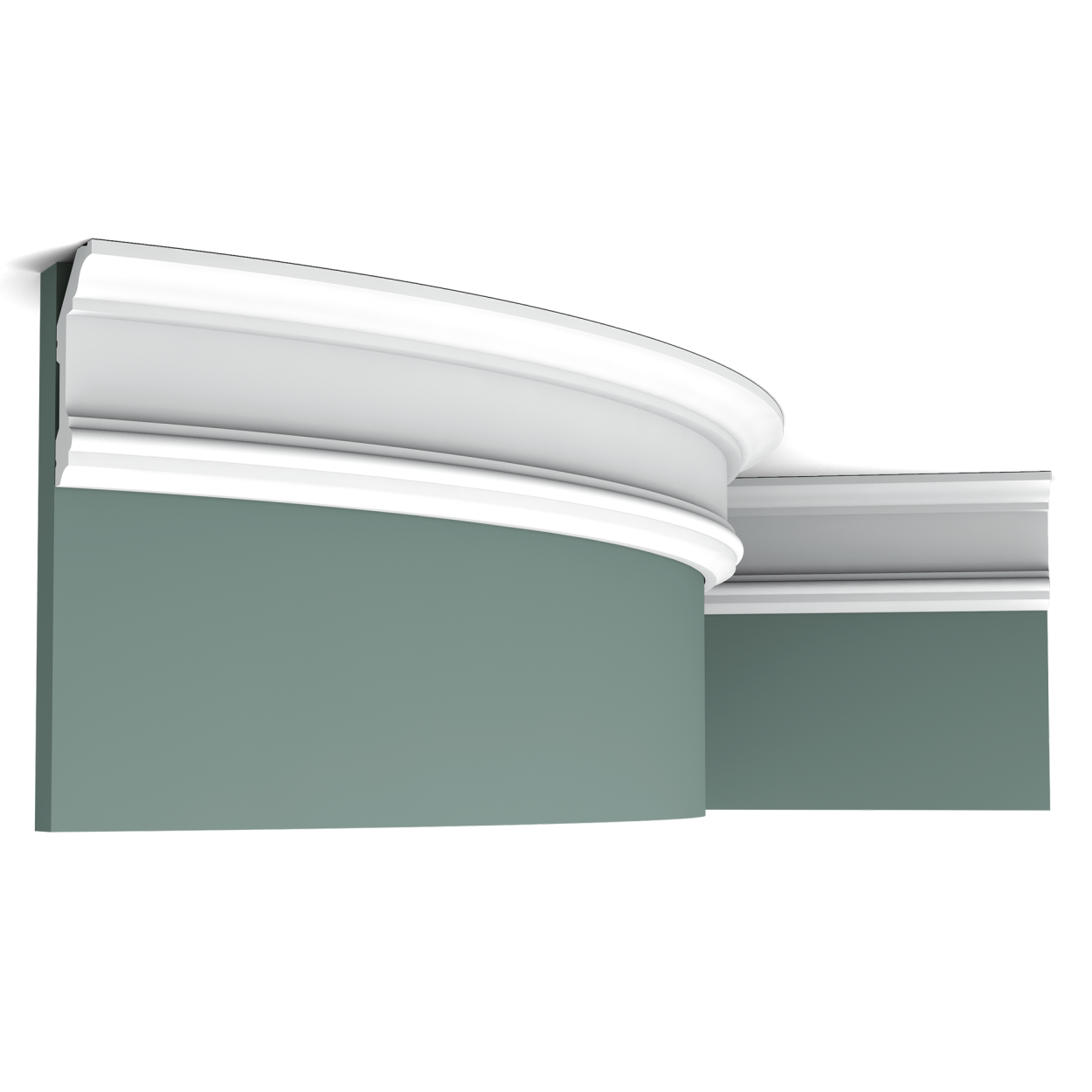 C321F карниз гибкий полиуретан 200 x 9,9 x 5