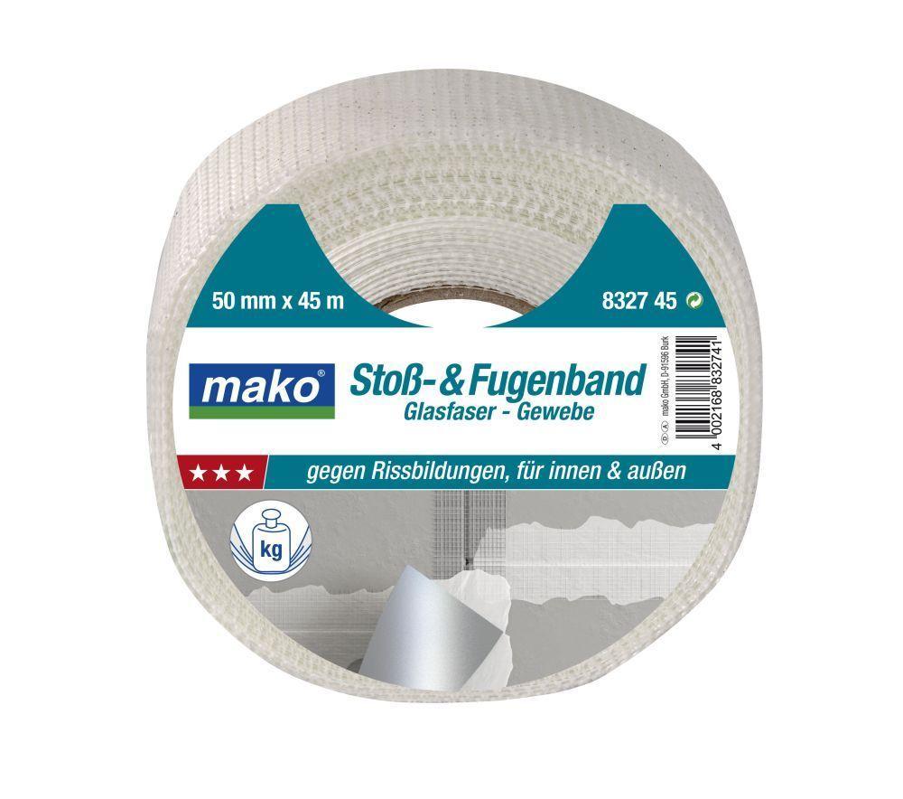 Серпянка MAKO из стекловолокна 50ммх45м белый 832745