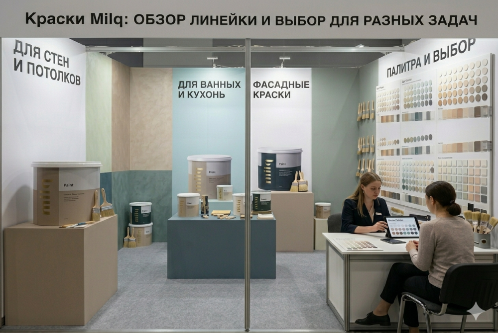 Краски Milq: обзор линейки и выбор для разных задач