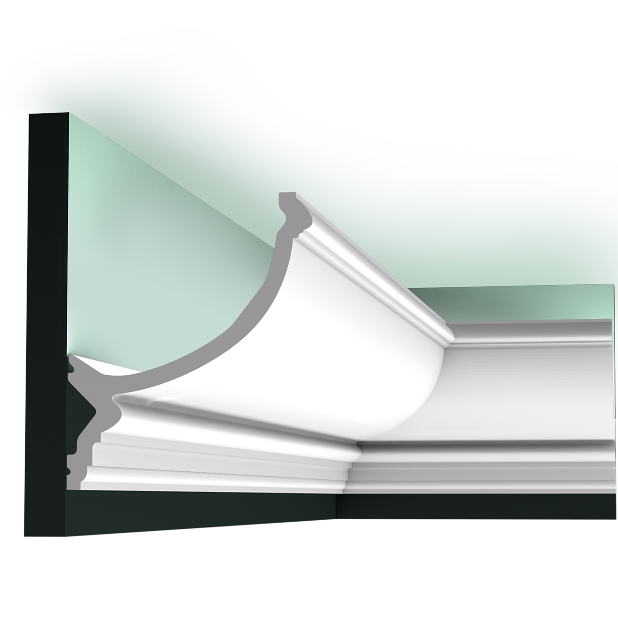 C900 карниз полиуретан 200 x 17,1 x 14,6