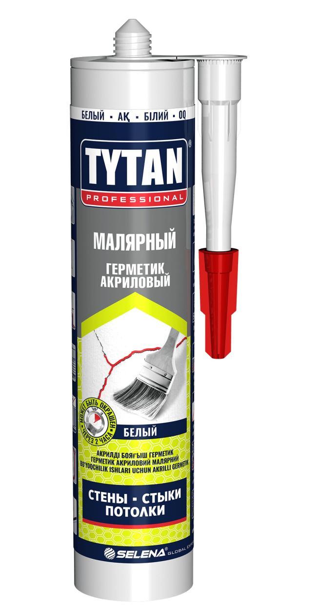 TYTAN герметик акриловый малярный (280 мл) белый (срок года 14.06.23/Польша)