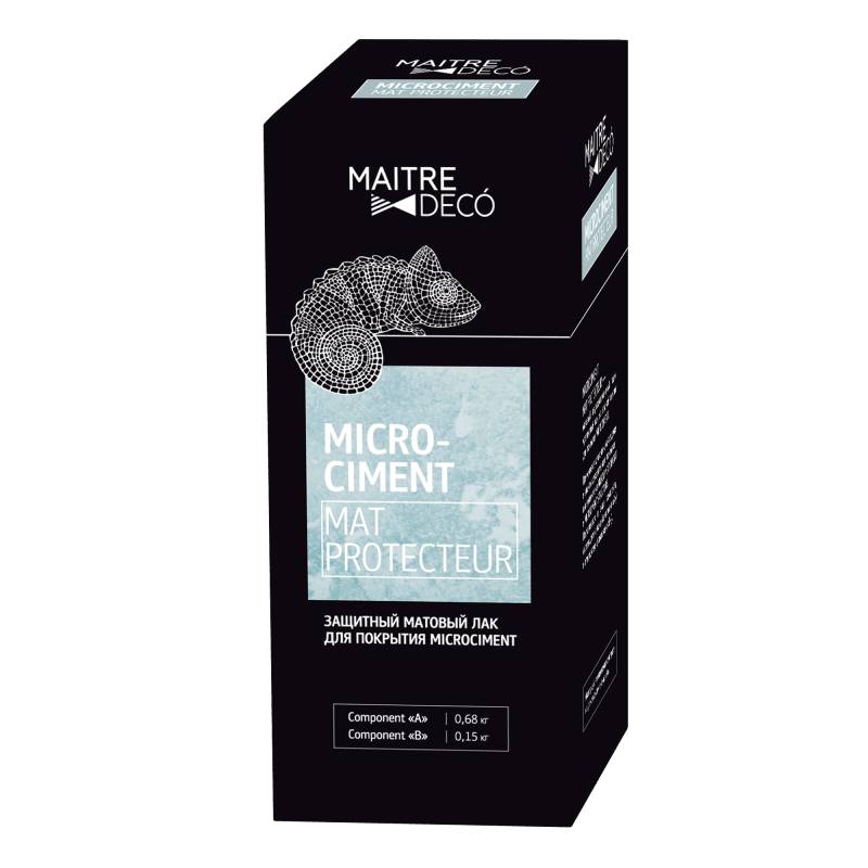 Защитный лак MICROCIMENT PROTECTEUR лак  + отвердитель, 0.83 кг