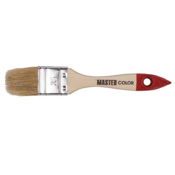 Кисть флейц., ширина 35 мм, натур. щетина, 55% топс, лакиров.ручка