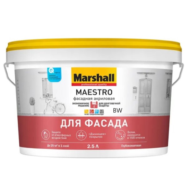 MAESTRO фасадная акриловая BW  2,5