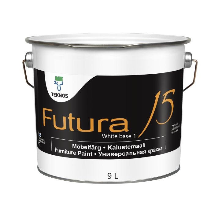 FUTURA 15 WHITE BASE PAINT 1 уретано-алкидная краска для мебели 9