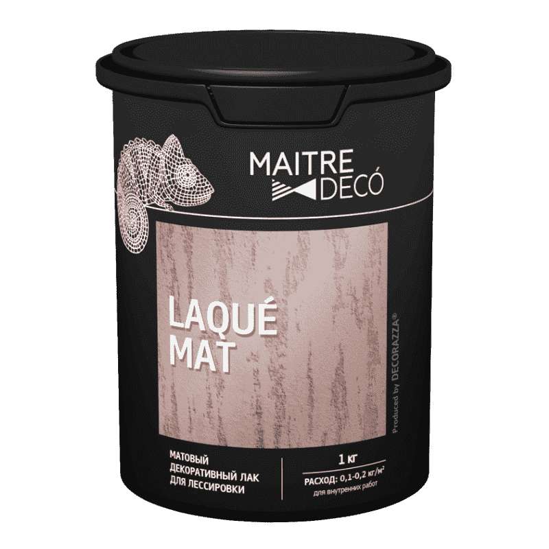 Матирующий лак LAQUE MAT, 1 л