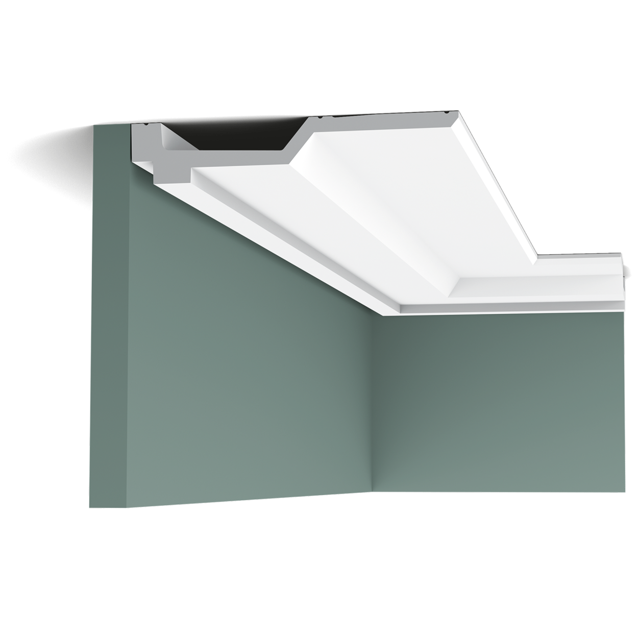 C354 карниз полиуретан 200 x 4 x 21,5