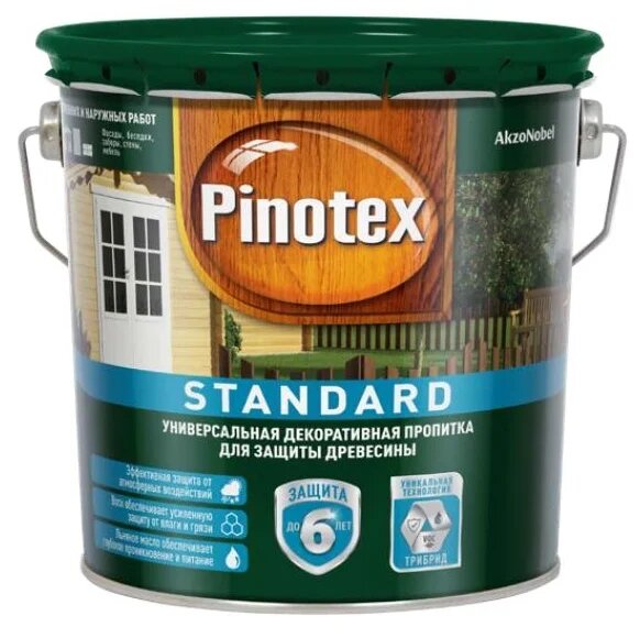 Pinotex Standard красное дерево 2,7