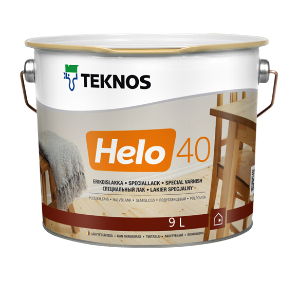 HELO 40  специальный лак 9