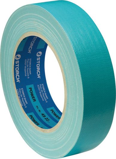 Тканевая клейкая  лента,50мм25м синяя плотная,УФ21