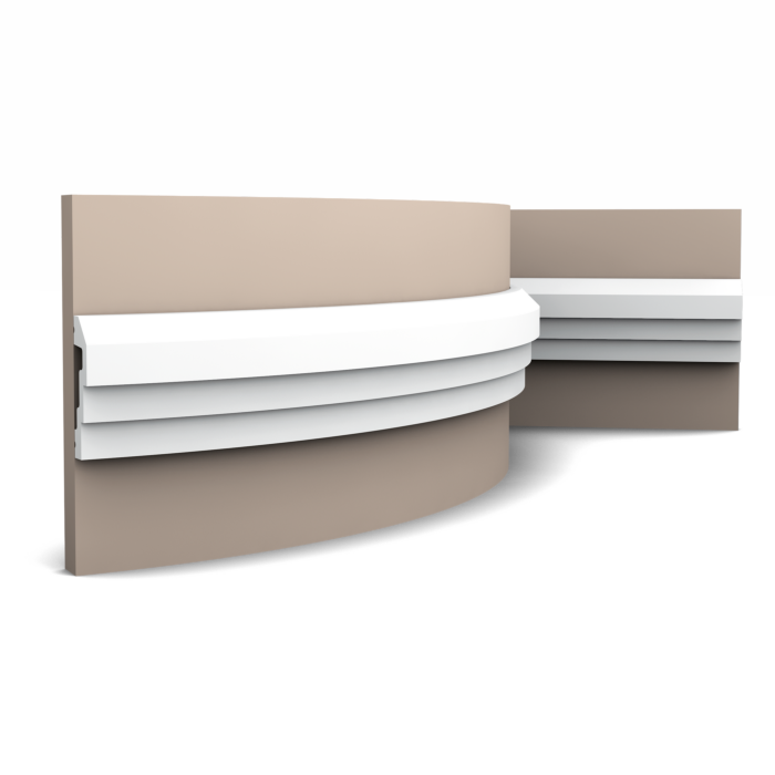 P7070F молдинг гибкий полиуретан 200 x 7,4 x 2,2