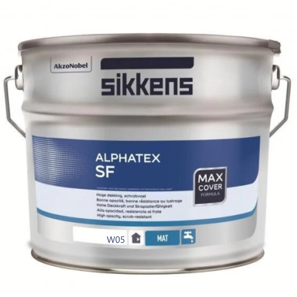 Краска Sikkens Alphatex SF мат W05 10л