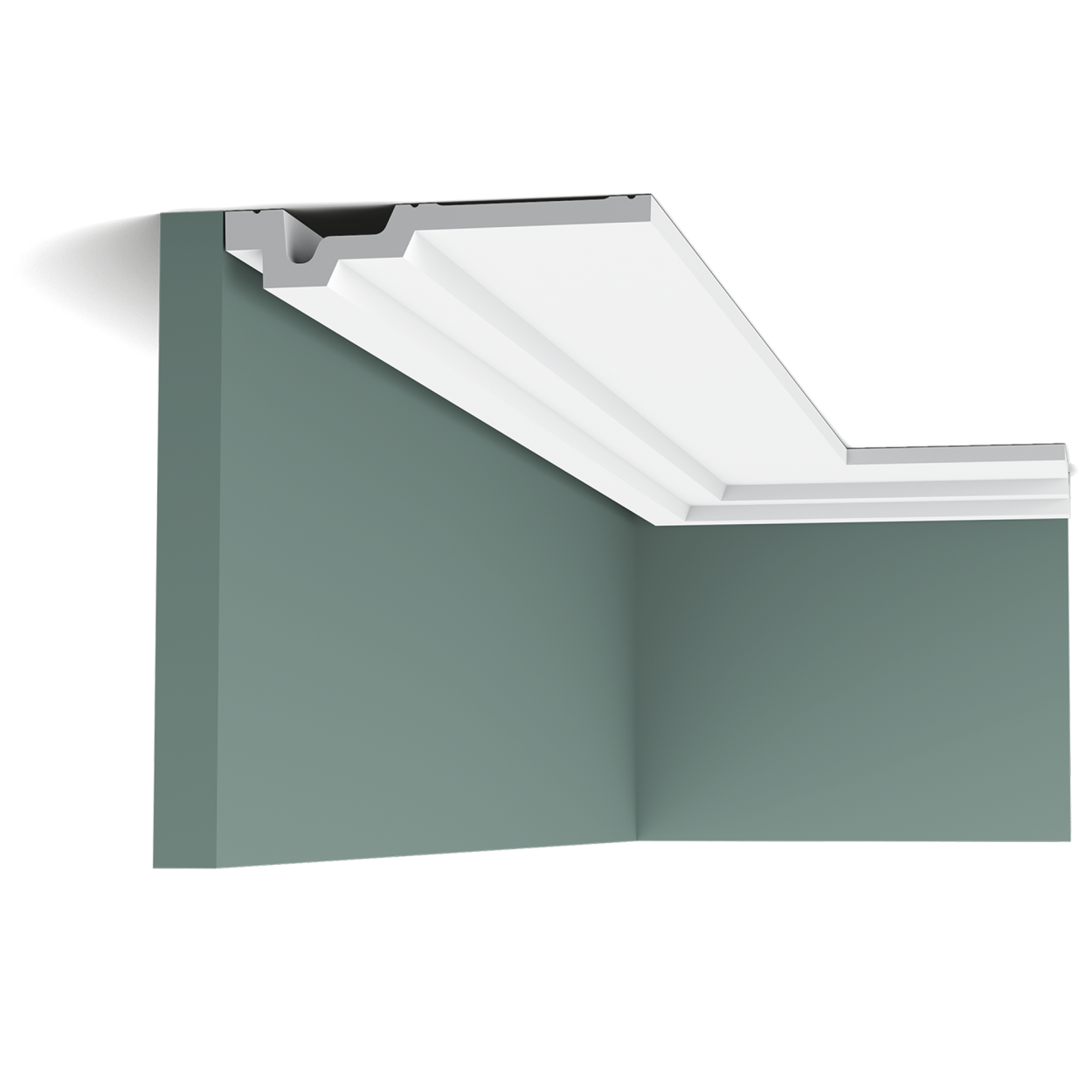 C353 карниз полиуретан 200 x 3 x 16,5