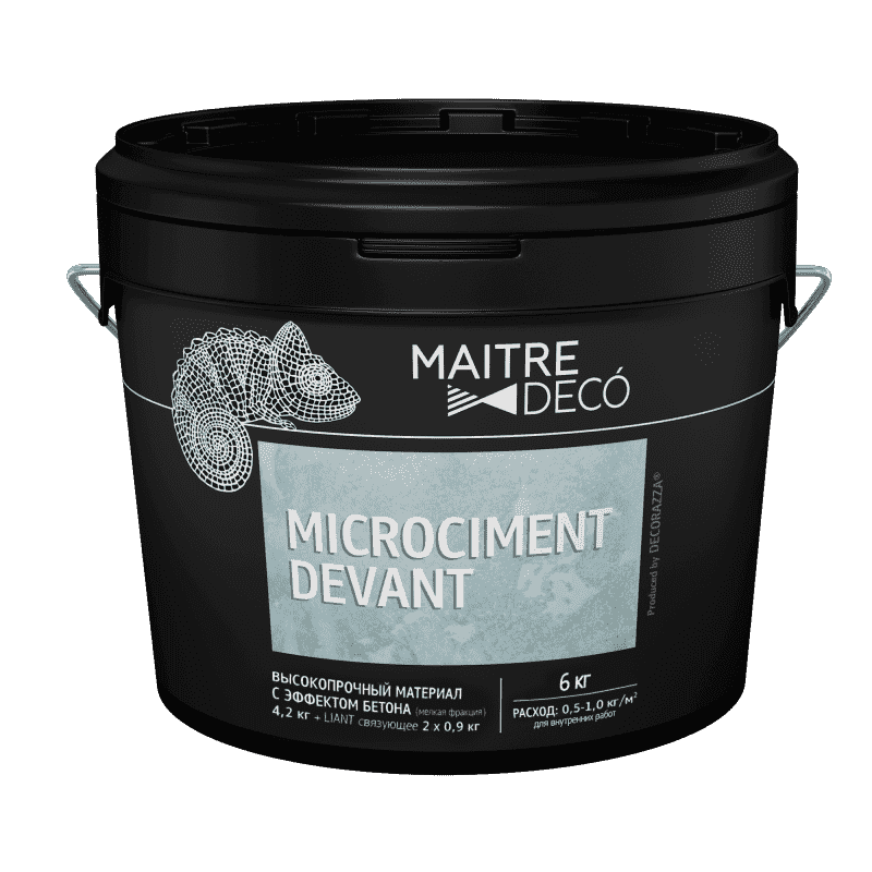 Микроцемент MICROCIMENT DEVANT Devant 4,2 кг + Liant 1,8кг, 6 л