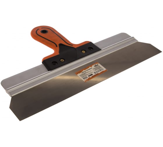 Фасадный шпатель 350мм, нержавающая сталь, 2К-ручка