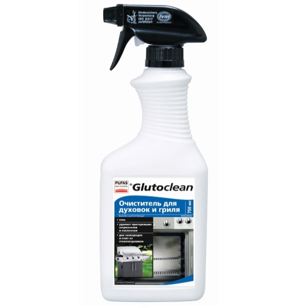 Средство PUFAS Glutoclean очиститель для духовки и гриля 6*750мл