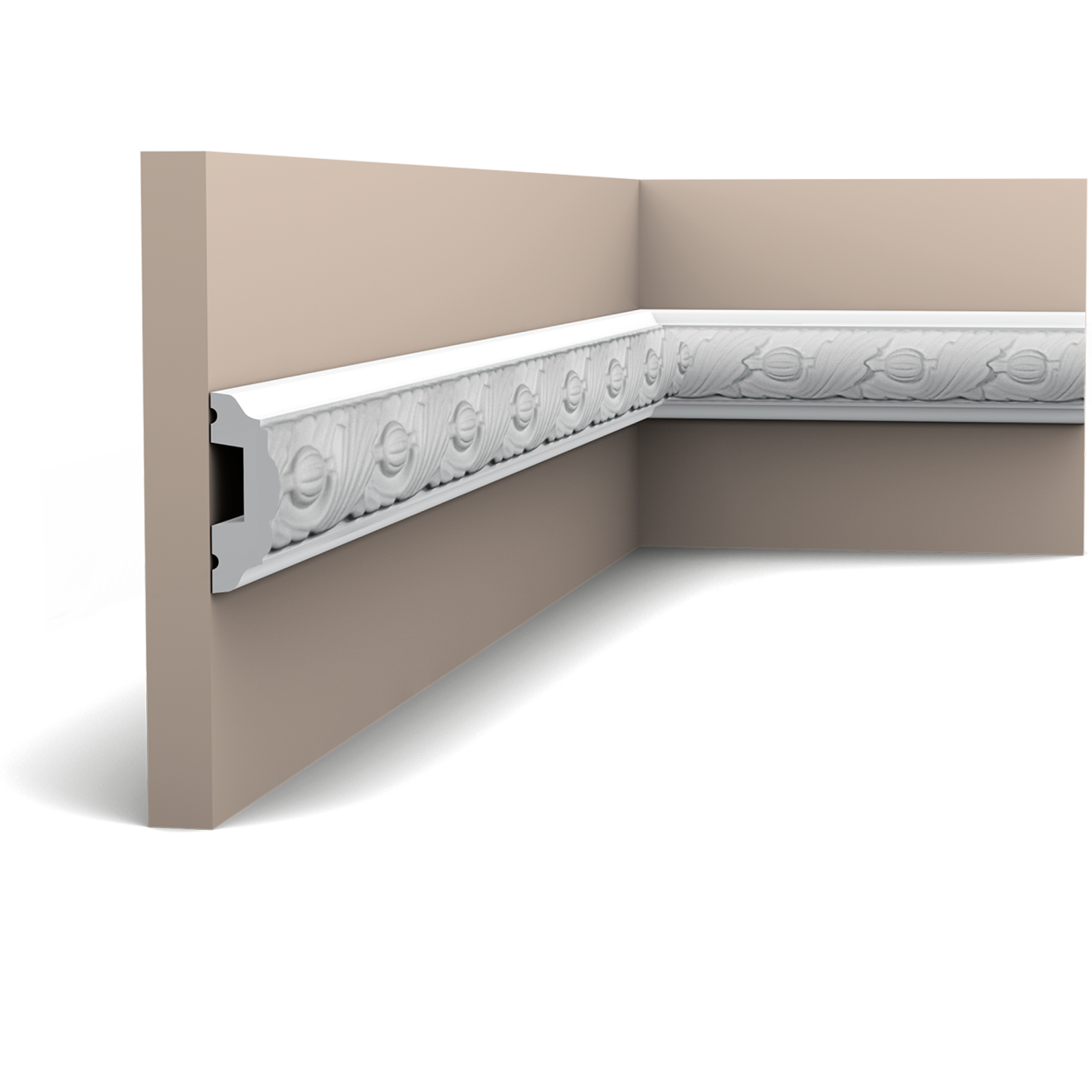 P1020 молдинг Полиуретан 200 х 4,9 х 2,4